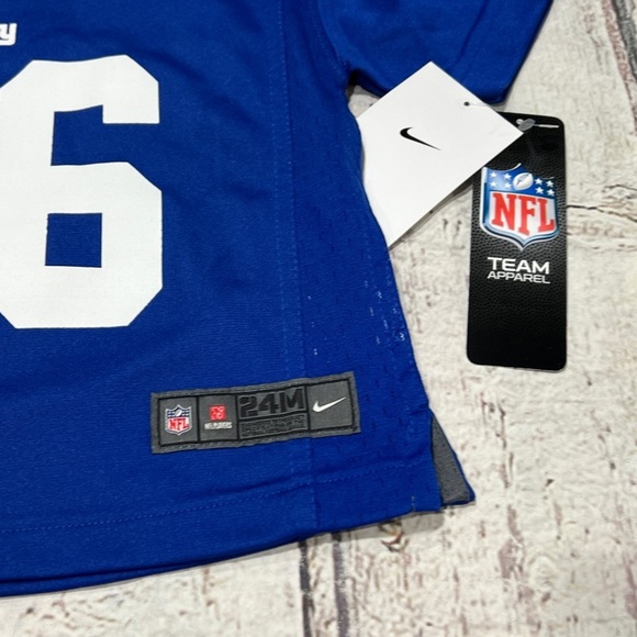 Saquon Barkley New York Giants NFL Football Sports Jersey Youth New 24 Months - Picture 4 of 5